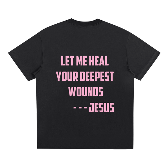 Heal Your Deepest Wounds Pink T-Shirt