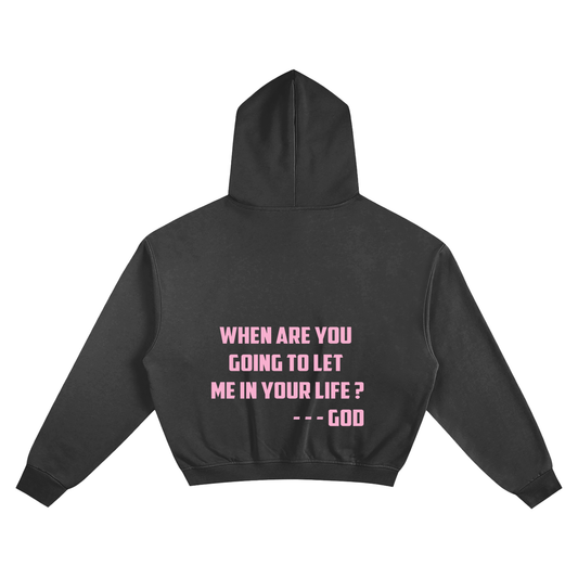 When Will You Let Me In? Pink Hoodie