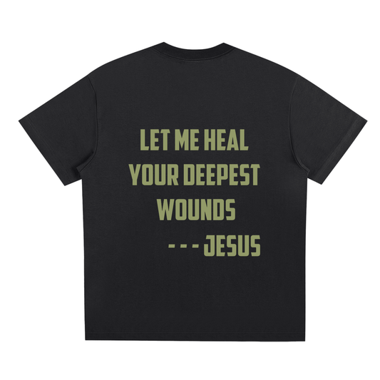 Heal Your Deepest Wounds Green T-Shirt