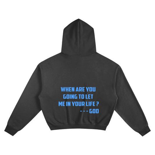 When Will You Let Me In? Blue Hoodie