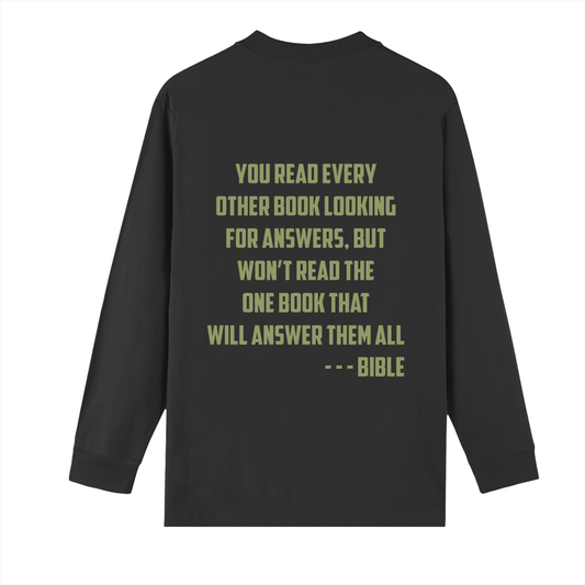 Stop Searching Read the One True Answer Green Shirt